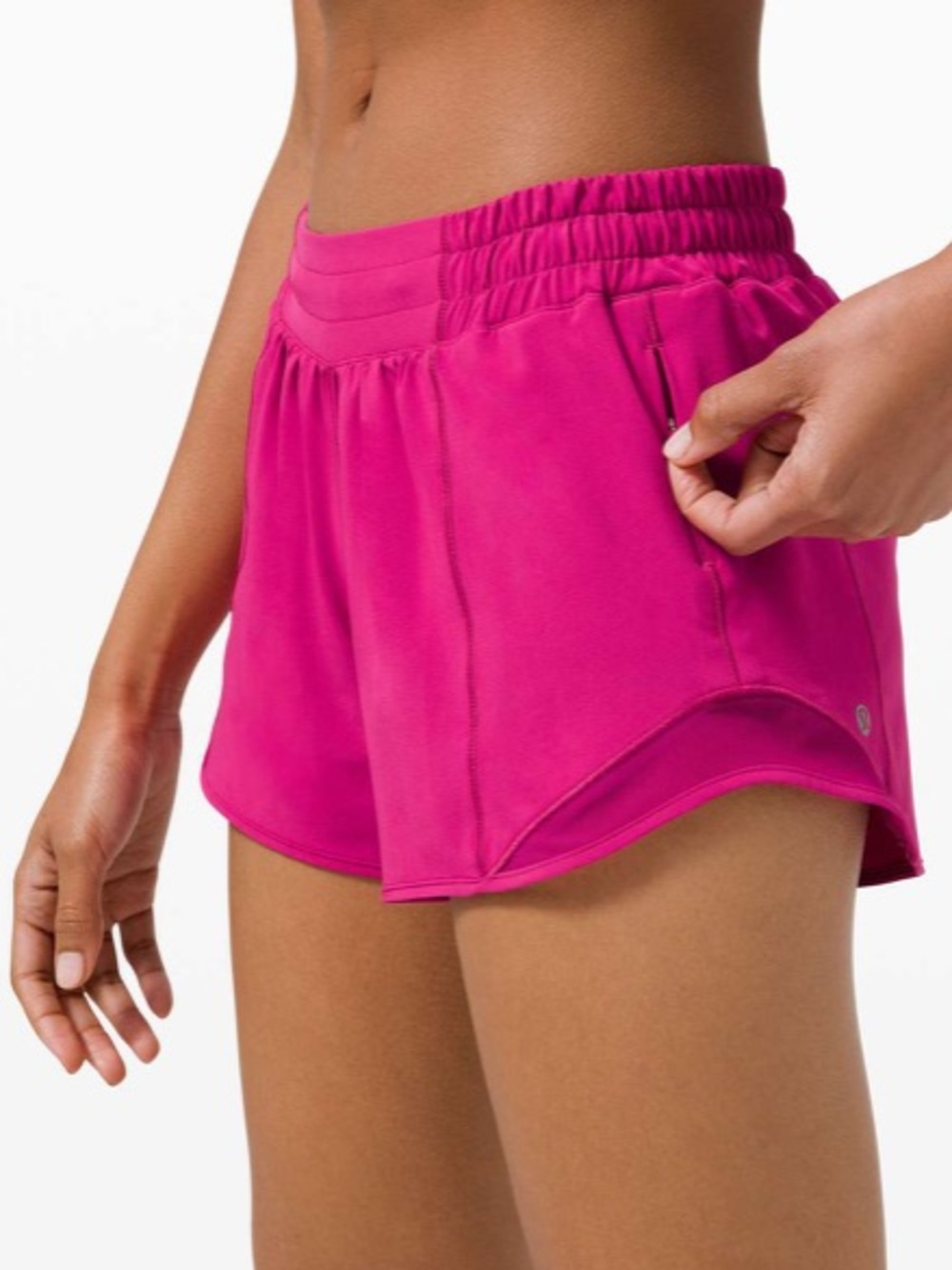Lululemon Hotty Hot Shorts II In Ripened Raspberry 4” - Picture 2 of 15